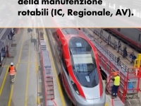 Manutenzione Trenitalia, rinnovo della flotta per AV, IC e Reg.le e gestione della manutenzione