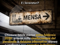 Chiusura definitiva mense aziendali: e i lavoratori? Nota unitaria su rispetto D.Lgs. 8108